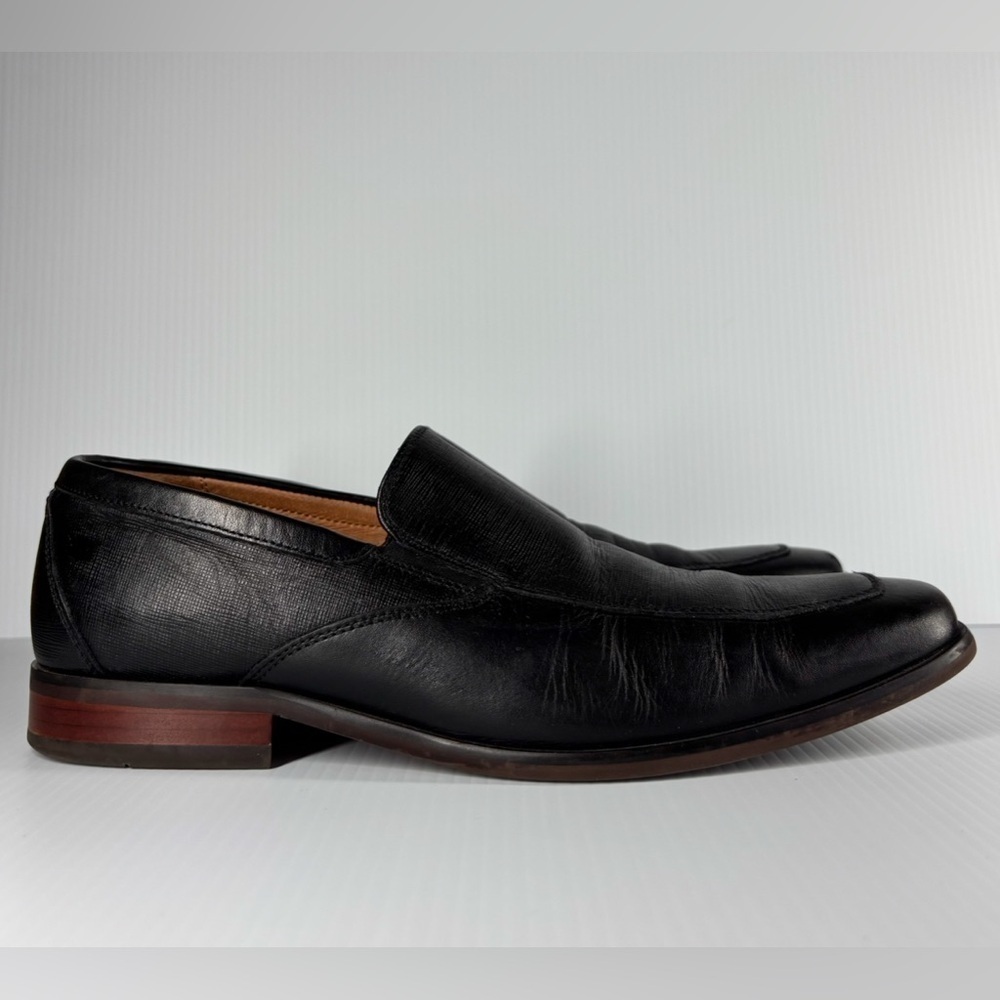 Florsheim Shoes Mens 7 Leather Postino Moc Toe Venetian Slip On Loafer Office